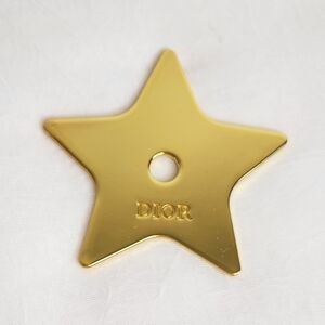 DIOR Holiday STAR decoration gold tone Excellent condition